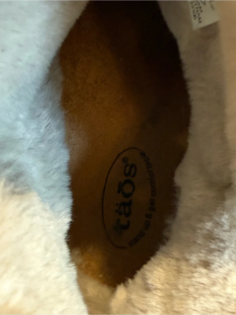 Taos Future Black Leather Suede Faux Fur Mid Boots Women's Size 10